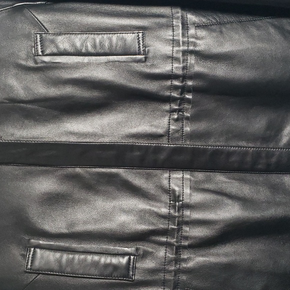 Westbound Lambskin Leather Hooded Jacket in Black - Women's size XL - Picture 9 of 13